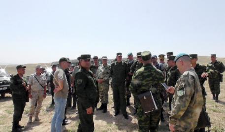 Вторые штабные переговоры по вопросам организации совместного учения с Коллективными силами быстрого развертывания Центрально-Азиатского региона и Миротворческими силами ОДКБ
