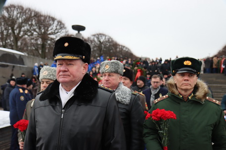 Делегация Объединенного штаба ОДКБ  приняла участие в мероприятиях, посвященных 80-летию полного освобождения Ленинграда от фашистской блокады