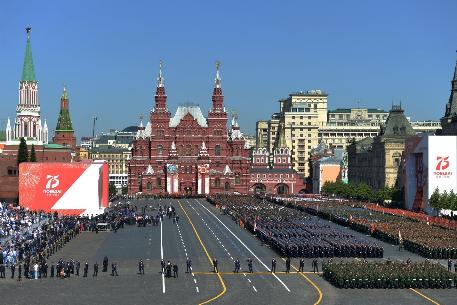 В Параде на Красной площади приняли участие расчеты  пяти государств ОДКБ