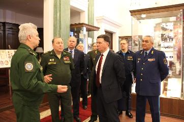 Объединенный штаб Организации Договора о коллективной безопасности посетили заместитель главы МИД РФ и Полномочный представитель России при ОДКБ