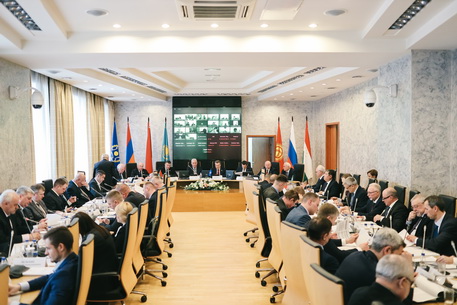 Представители Объединенного штаба ОДКБ приняли участие в заседании экспертно-консультативного совета при Совете Парламентской Ассамблеи ОДКБ