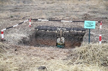 Неуправляемый фугас из противотанковых мин типа ТМ-62