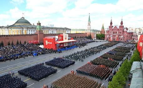 Парадные расчеты вооруженных сил государств – членов ОДКБ приняли участие в Параде Победы на Красной площади