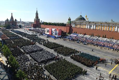 Военный парад на Красной площади в ознаменование 75-й годовщины Победы в Великой Отечественной войне 1941-1945 годов